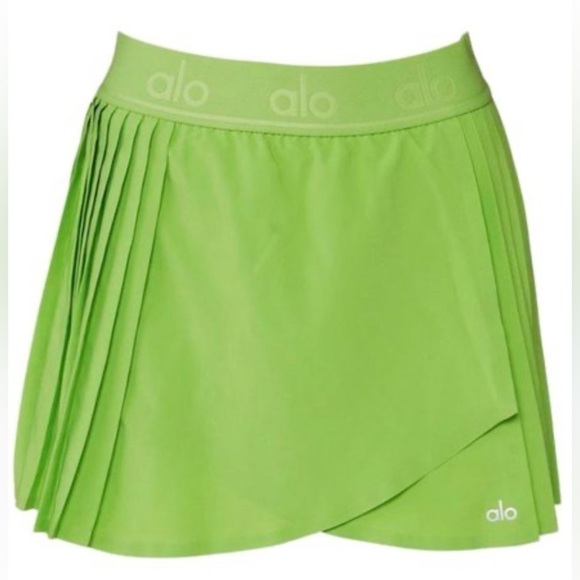 ALO Yoga Lime Green Mini Skirt - Picture 7 of 12